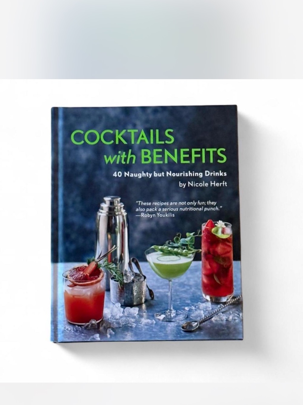 Cocktails with Benefits by - Navy Blue Cover